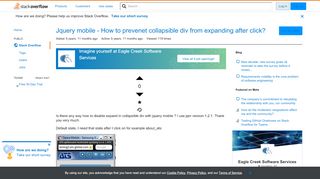 
                            11. Jquery mobile - How to prevenet collapsible div from expanding ...