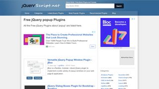 
                            7. jQuery popup Plugins | jQuery Script