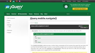 
                            12. jQuery.mobile.navigate() | jQuery Mobile API Documentation
