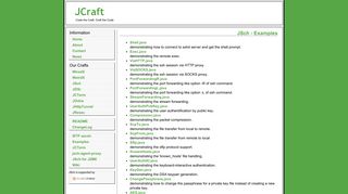 
                            1. JSch - Examples - JCraft