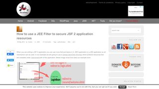 
                            6. JSF 2 Login Filter Example - Programmer's lounge - ITCuties.com