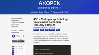 
                            4. JSF - Rediriger après le login vers la page demandée (security ...