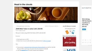 
                            5. JSON Web Token in action with JAX-RS | Thinking in Java EE (at ...