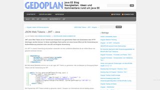 
                            3. JSON Web Tokens – JWT – Java | Java EE Blog