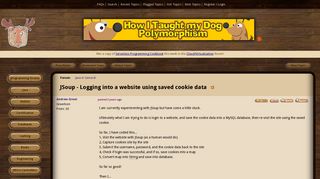 
                            12. JSoup - Logging into a website using saved cookie data (Java in ...