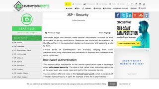 
                            5. JSP Security - Tutorialspoint