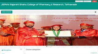 
                            3. JSPM's Rajarshi Shahu College of Pharmacy & Research, Tathawade