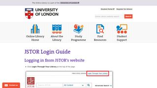 
                            12. JSTOR Login Guide | The Online Library