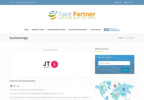 
                            7. JT Touristik GmbH - Faire Partner