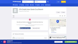 
                            12. JTA Credit Union Santa Cruz Branch - 5 visitors - Foursquare