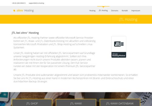 
                            2. JTL Hosting | zitro Hosting
