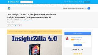 
                            12. Jual InsightZilla 4.3.5 dev [Facebook Audience Insight Research Tool ...