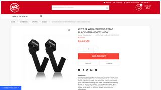 
                            12. Jual KETTFIT WEIGHT LIFTING STRAP BLACK (2 PCS) - MG Sports ...