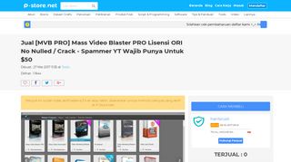 
                            10. Jual [MVB PRO] Mass Video Blaster PRO Lisensi ORI No Nulled ...