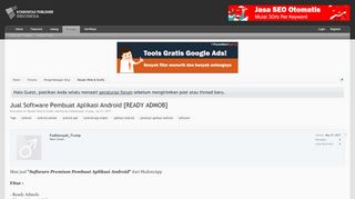 
                            9. Jual Software Pembuat Aplikasi Android [READY ADMOB] | Indonesia ...