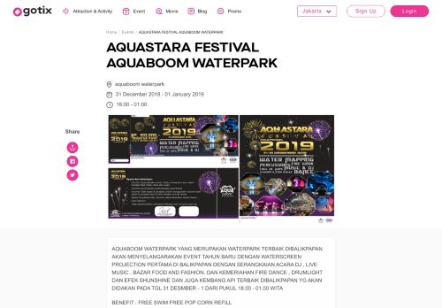 
                            9. Jual Tiket AQUASTARA FESTIVAL AQUABOOM WATERPARK | GO ...