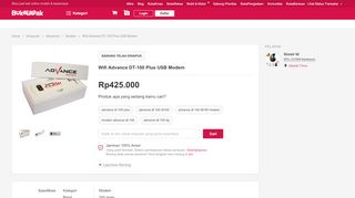 
                            9. Jual Wifi Advance DT-100 Plus USB Modem di lapak Grosir Id ...