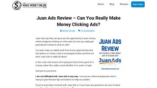 
                            7. Juan Ads Review - Can You Make Money Clicking Ads?