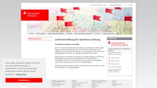 
                            13. Jubiläumsstiftung der Sparkasse Dieburg - Stiftungs-Startseite