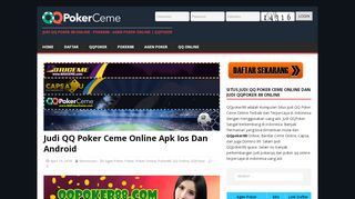 
                            13. Judi QQ Poker Online Apk Ios Dan Android - QQPoker88.com