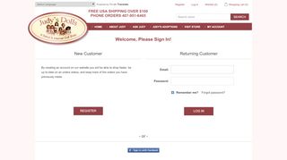 
                            7. Judy's Doll Shop | Login