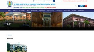 
                            7. Juet | Jaypee Institue of information Technology