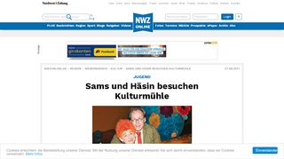 
                            13. Jugend Berne: Sams und Häsin besuchen Kulturmühle - NWZonline