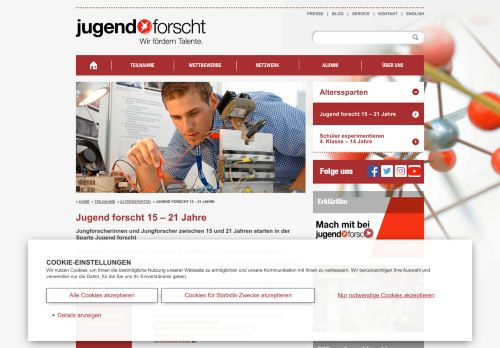 
                            13. Jugend forscht - Stiftung Jugend forscht e. V.