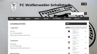 
                            8. Jugendleitung – FC Wolfenweiler-Schallstadt