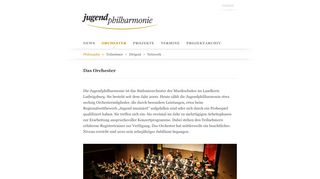 
                            4. Jugendphilharmonie - Orchester - Philosophie