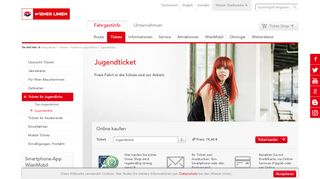 
                            3. Jugendticket | Tickets für Jugendliche | Tickets ... - Wiener Linien