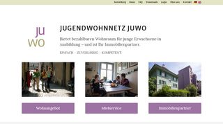 
                            1. Jugendwohnnetz JUWO - bezahlbaren Wohnraum für junge ...