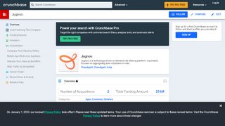
                            8. Jugnoo | Crunchbase