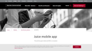 
                            10. Juice Mobile App - MCB Private Banking