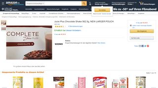 
                            8. Juice Plus Chocolate Shake 562.5g, NEW LARGER POUCH: Amazon ...