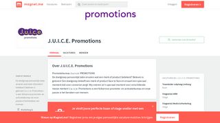 
                            12. J.U.I.C.E. Promotions - Verhaal | Magnet.me