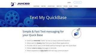 
                            6. JUICED TECHNOLOGIES | TEXT MY QUICKBASE
