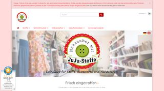 
                            4. JuJu-Stoffe.de | Dein Shop für Stoffe, Kurzwaren und Nähzubehör