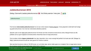 
                            9. Julekonkurrencer | Se alle julekonkurrencerne for 2019 - Jule-spil.dk