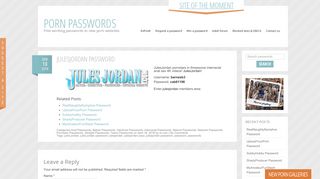 
                            5. JulesJordan Password @ PornPassword.biz | Porn Passwords