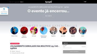 
                            12. JULGAMENTO SIMULADO NA MULTIVIX 25/06 - 19H00 - Sympla