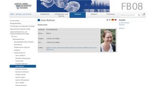 
                            11. Julia Büttner — FB08 - Biologie und Chemie