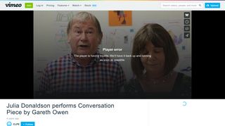 
                            10. Julia Donaldson performs Conversation Piece by Gareth Owen on ...