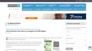 
                            9. Julio Cosentino fala sobre as vantagens da CNH Digital | CRYPTOID