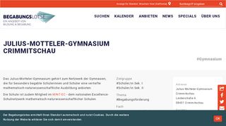 
                            11. Julius-Motteler-Gymnasium Crimmitschau | Begabungslotse