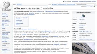 
                            10. Julius-Motteler-Gymnasium Crimmitschau – Wikipedia