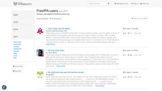 
                            13. July 2017 - FreeIPA-users - Fedora Mailing-Lists