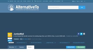 
                            13. JumboMail Reviews - AlternativeTo.net