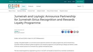 
                            9. Jumeirah and Loylogic Announce Partnership for Jumeirah Sirius ...