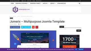 
                            10. Jumerix - Multipurpose Joomla Template - Zim Templates